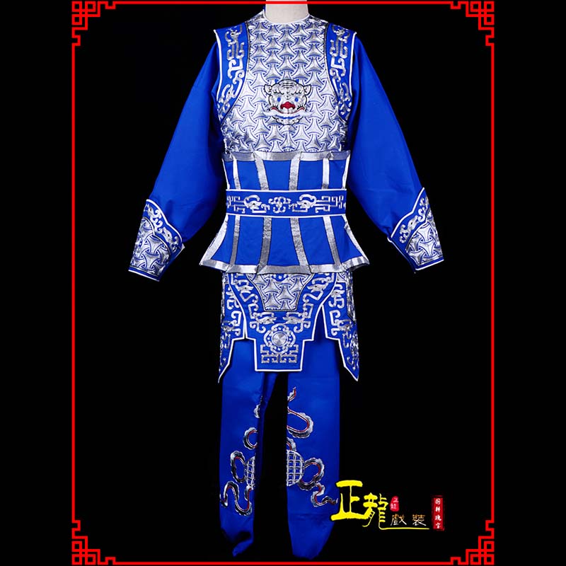 靖州武生戏服云肩侉子男兵衣